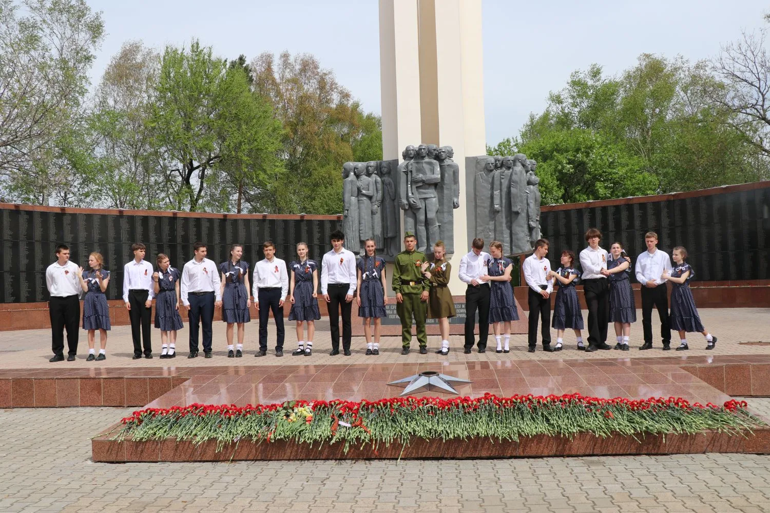 Наш вклад в патриотическое воспитание!  Наша школа активно поддержала международную патриотическую а