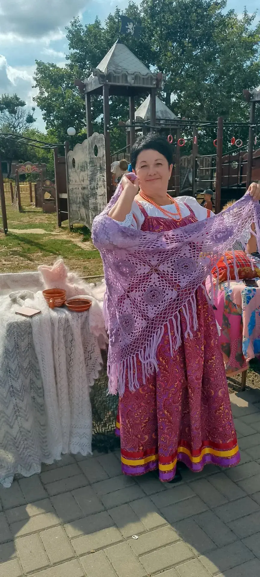 Участие в I открытом фестивале народного творчества «Поющие в терновнике»