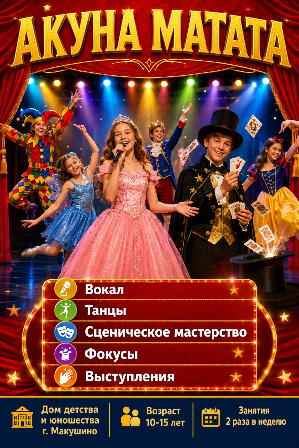 🎭Театр развлечений «АКУНА МАТАТА» — ТЕАТР, ГДЕ РОЖДАЮТСЯ ЧУДЕСА! ✨