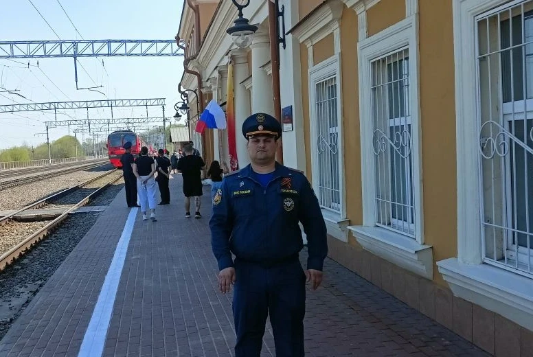 «Так возвращались на Родину победители»: спасатели почтили память героев на Московском вокзале  6 ма