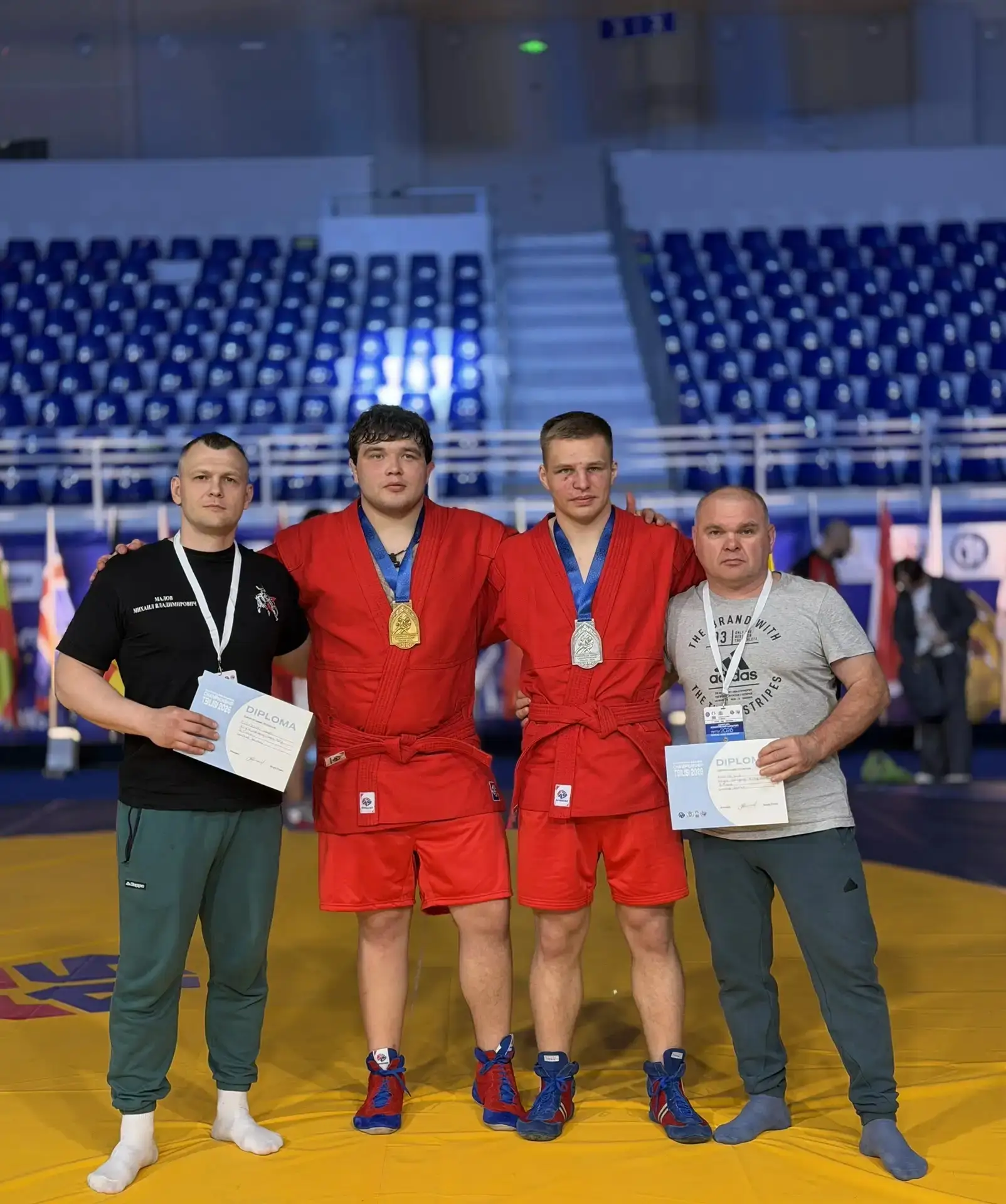 Подмосковные самбисты — среди лучших на Чемпионате Европы в Тбилиси!