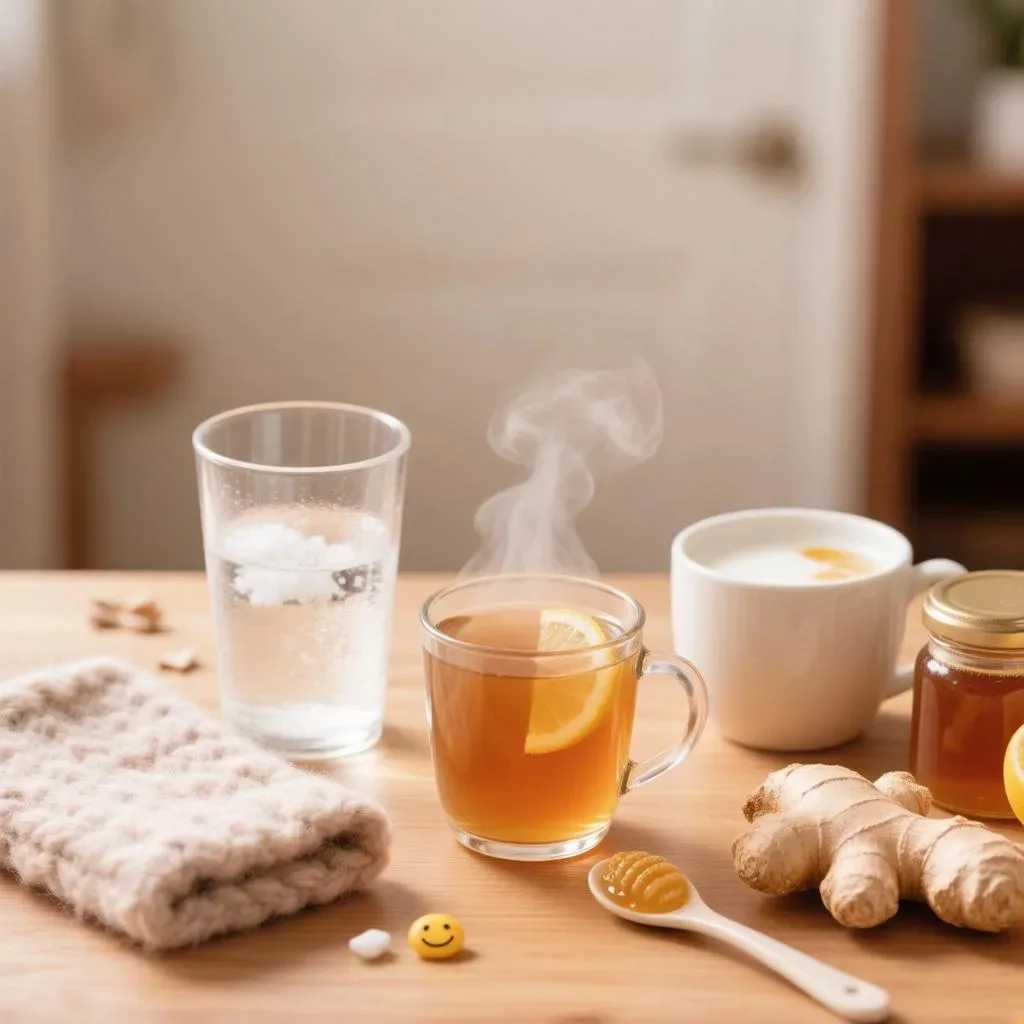 Как избавиться от боли в горле народными средствами 🍯  - Тёплое молоко с мёдом 🥛 Смешай стакан тёпло