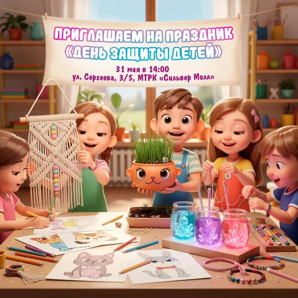 🎉 Праздник детства в Сильвер Молле!