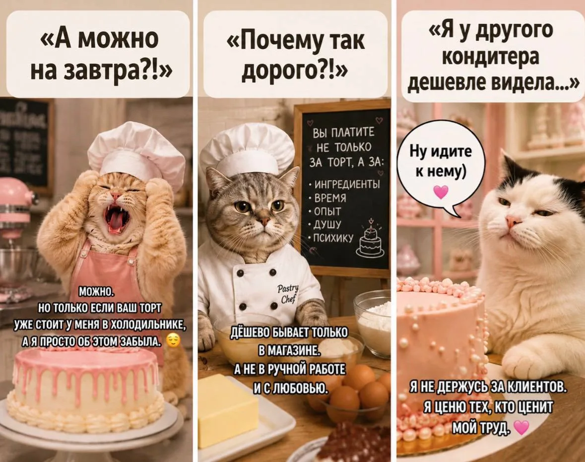 Немного юмора кондитерского😅