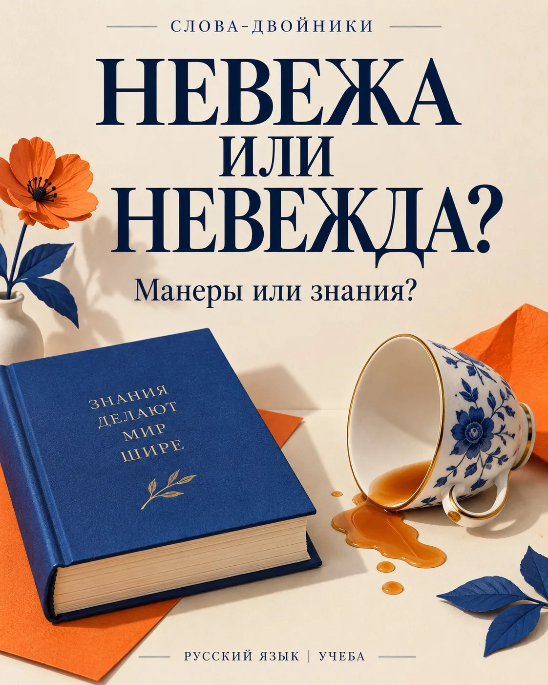 Невежа и невежда — это разные претензии