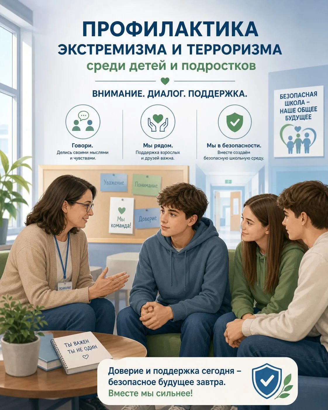 🚫 Профилактика экстремизма и терроризма среди детей и подростков