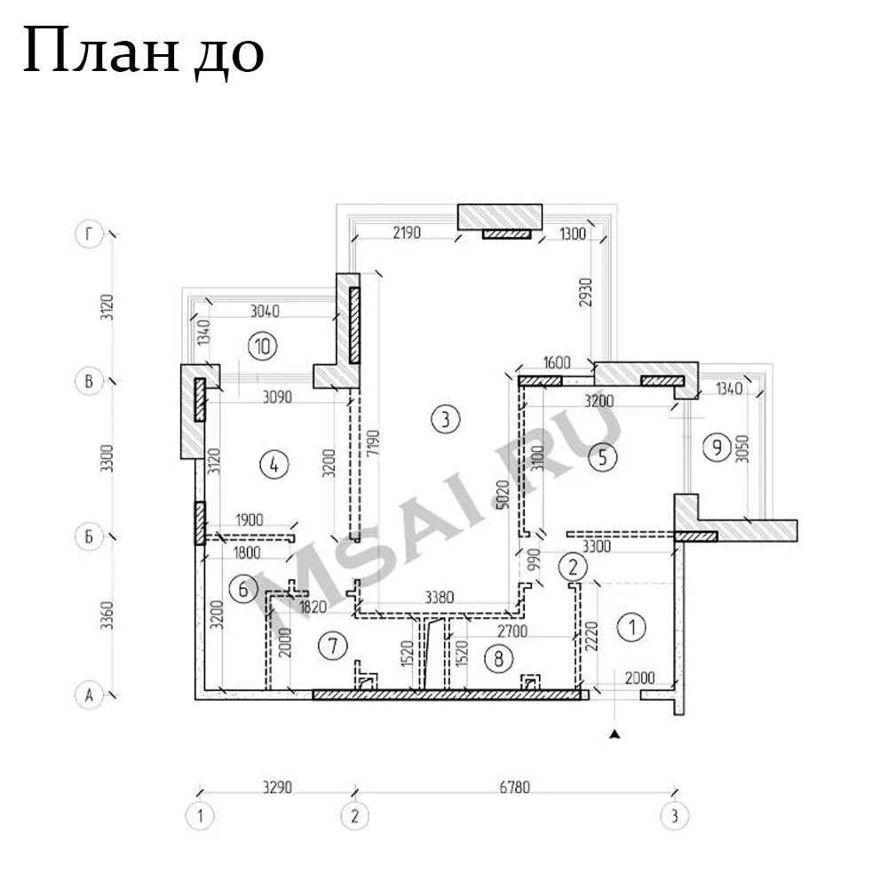 Перепланировка 2-комнатной квартиры в ЖК «Шагал»

Квартира находится на одном из верхних этажей 28-э