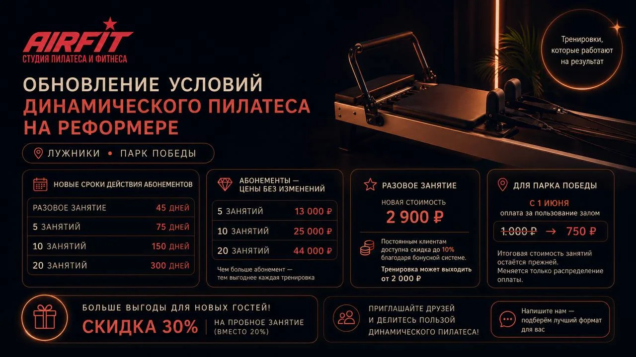 Небольшой апдейт AirFit ✨