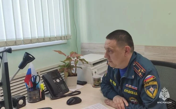 🎤Сотрудник МЧС России побеседовал со старостами населённых пунктов о пожароопасном периоде  На базе 