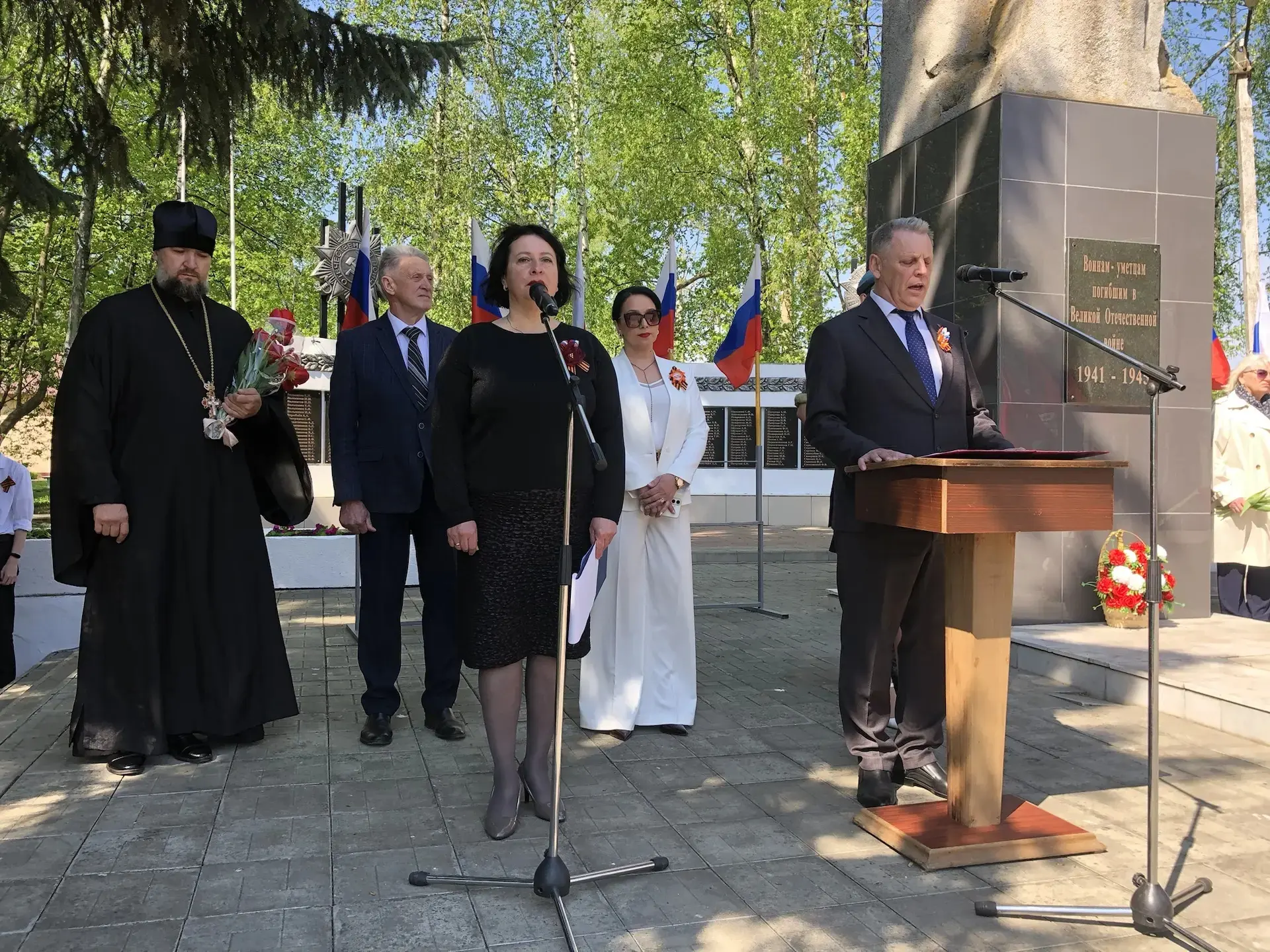 9 мая у мемориала воинов -Умётцев погибших в годы Великой Отечественной войны прошёл ми...
