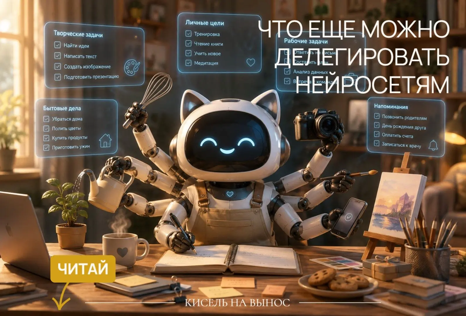 🔥 Кошачья психология, гид и квиз-мастер. Что еще можно делегировать ИИ?