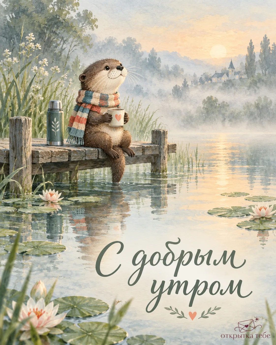 Пусть сегодня найдётся повод улыбнуться ещё до обеда 🌿 Немного тепла для хорошего нача...
