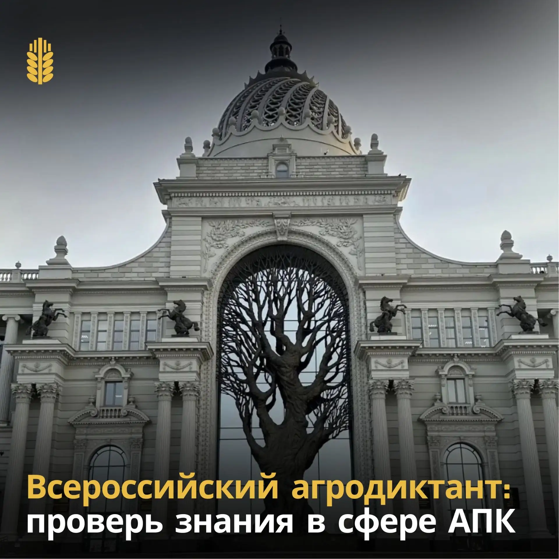 Дворец земледельцев станет ключевой площадкой Всероссийского агродиктанта в Татарстане