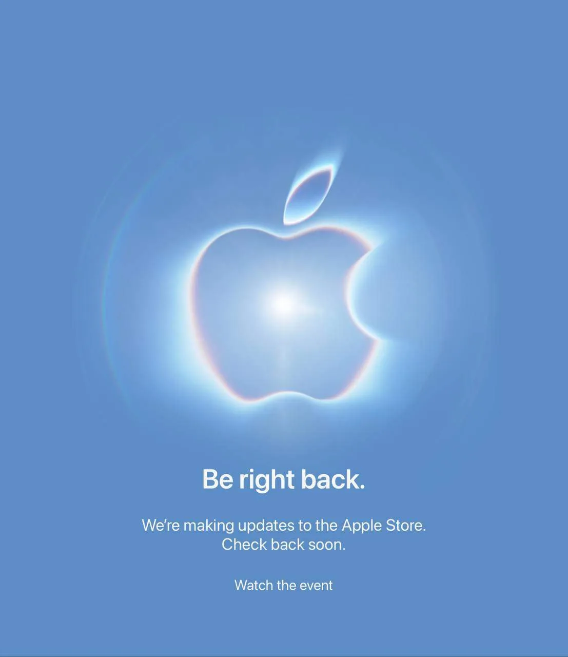 Apple Store Online закрылся перед презентацией