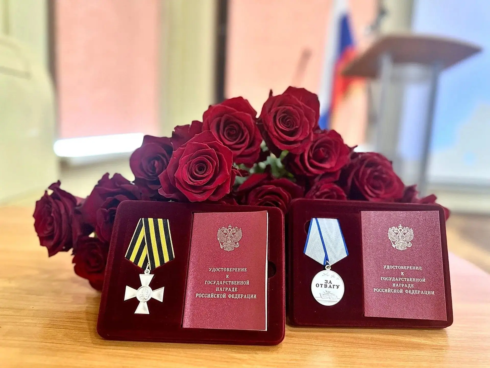 Государственные награды торжественно вручили участнику СВО Кириллу Волкову