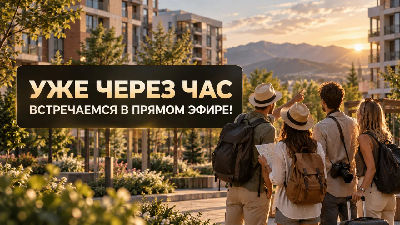 Через 1 час — прямой эфир