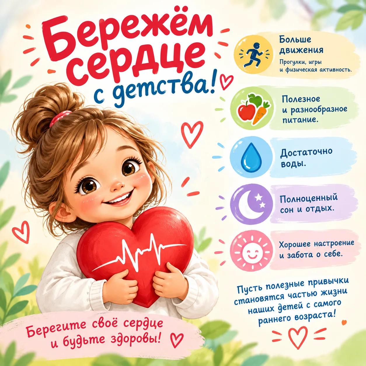 ❤️ Бережём сердце с детства!