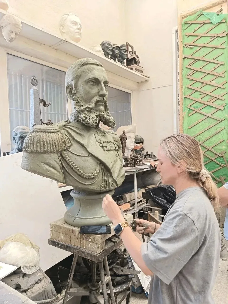 🏛 В Москве изготовили бюст великого князя Константина Николаевича для Севастополя.