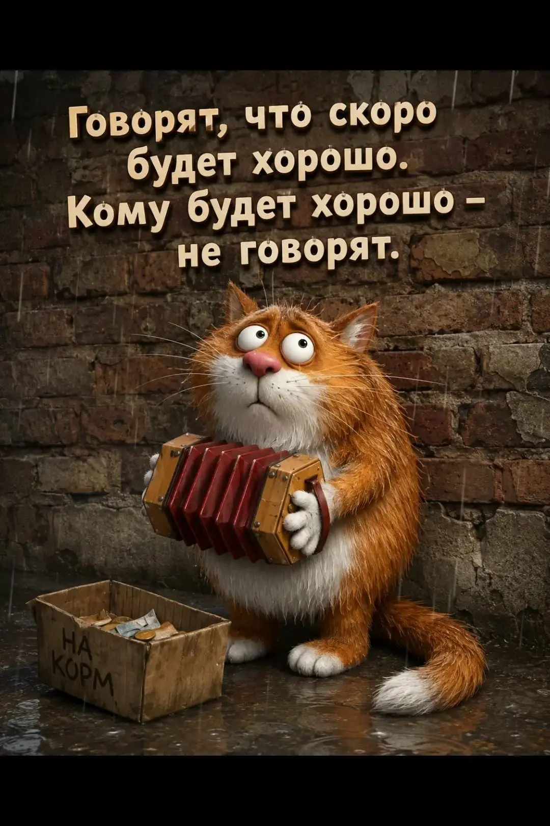 Так, в список тех, кому скоро будет хорошо, на всякий случай записываю нас всех!

Если что, гармошка