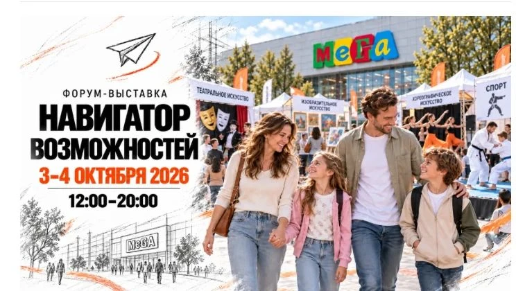 3-4 октября 2026 г. с 12:00 до 20:00 на территории ТРЦ «Мега» (Ростовская область, Акса...