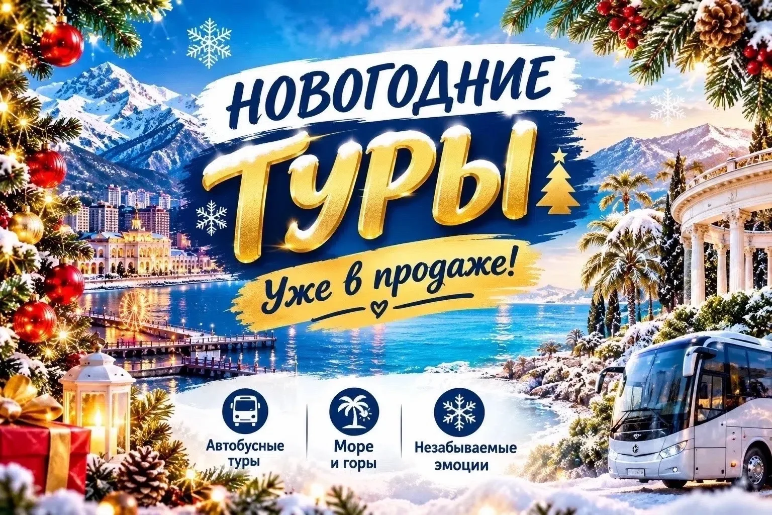 🎄✨ НОВОГОДНИЕ ТУРЫ УЖЕ В ПРОДАЖЕ! ✨🎄
