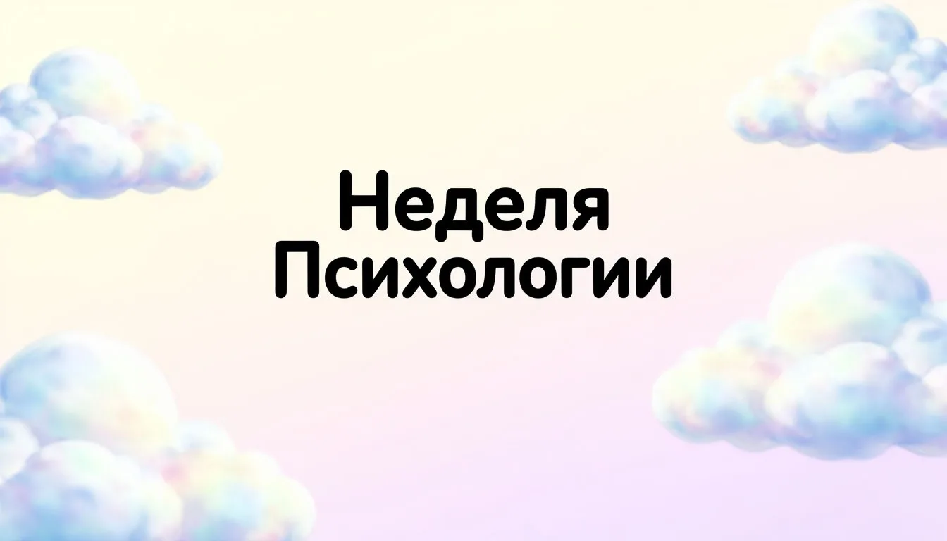 ✨ Неделя психологии в детском саду! ✨