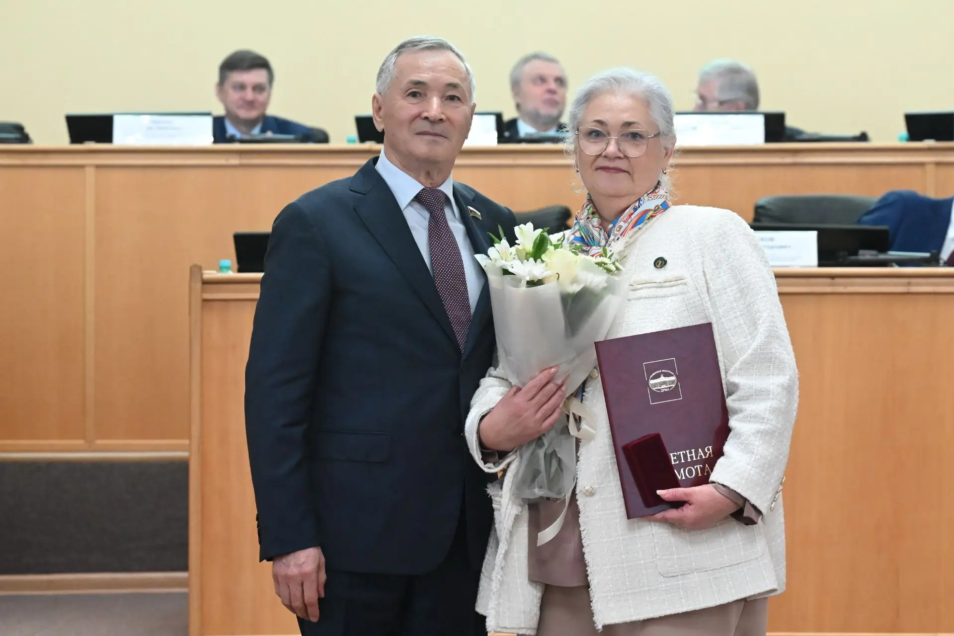 Вчера руководитель Комитета семей воинов Отечества Тюменской области Лариса Денисова бы...