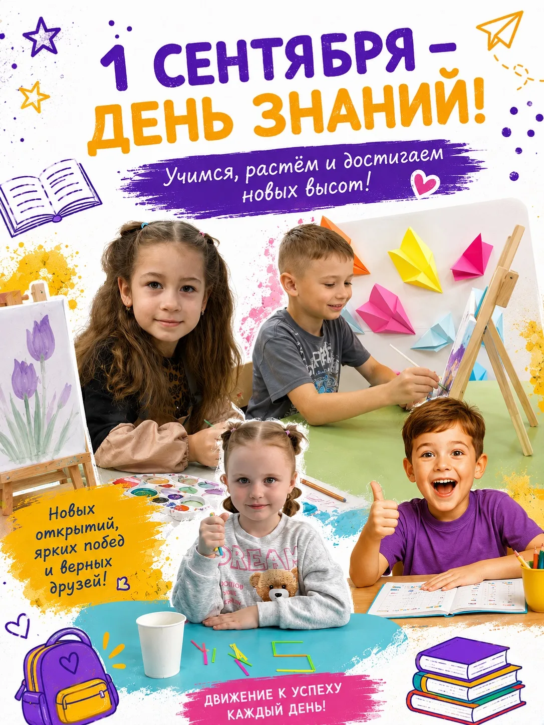 🎒✨ С 1 СЕНТЯБРЯ — С ДНЁМ ЗНАНИЙ! ✨🎒