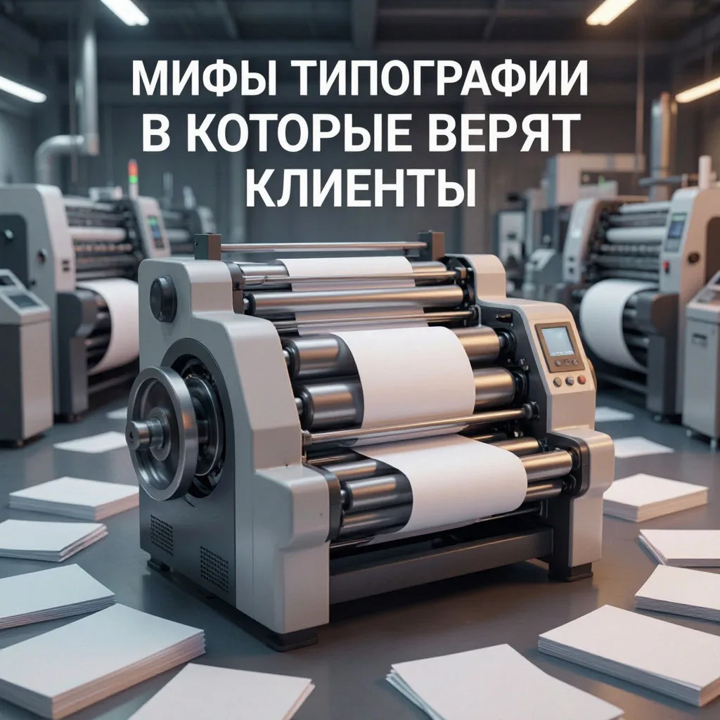 Мифы Типографии которая верит клиенты🤓