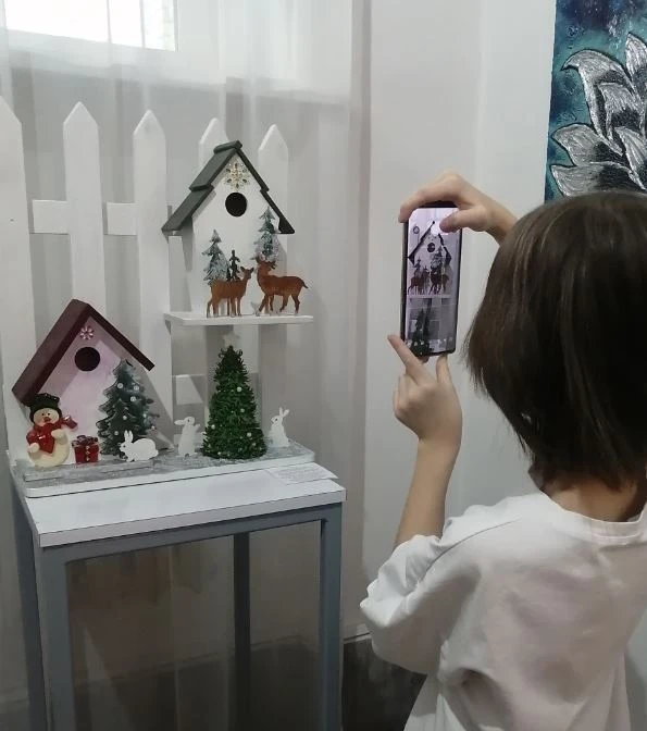 ❄️Экскурсия в мир новогодней сказки🎄  🎠Обучающиеся объединений «Мой друг компьютер» и «Умелые ручки»