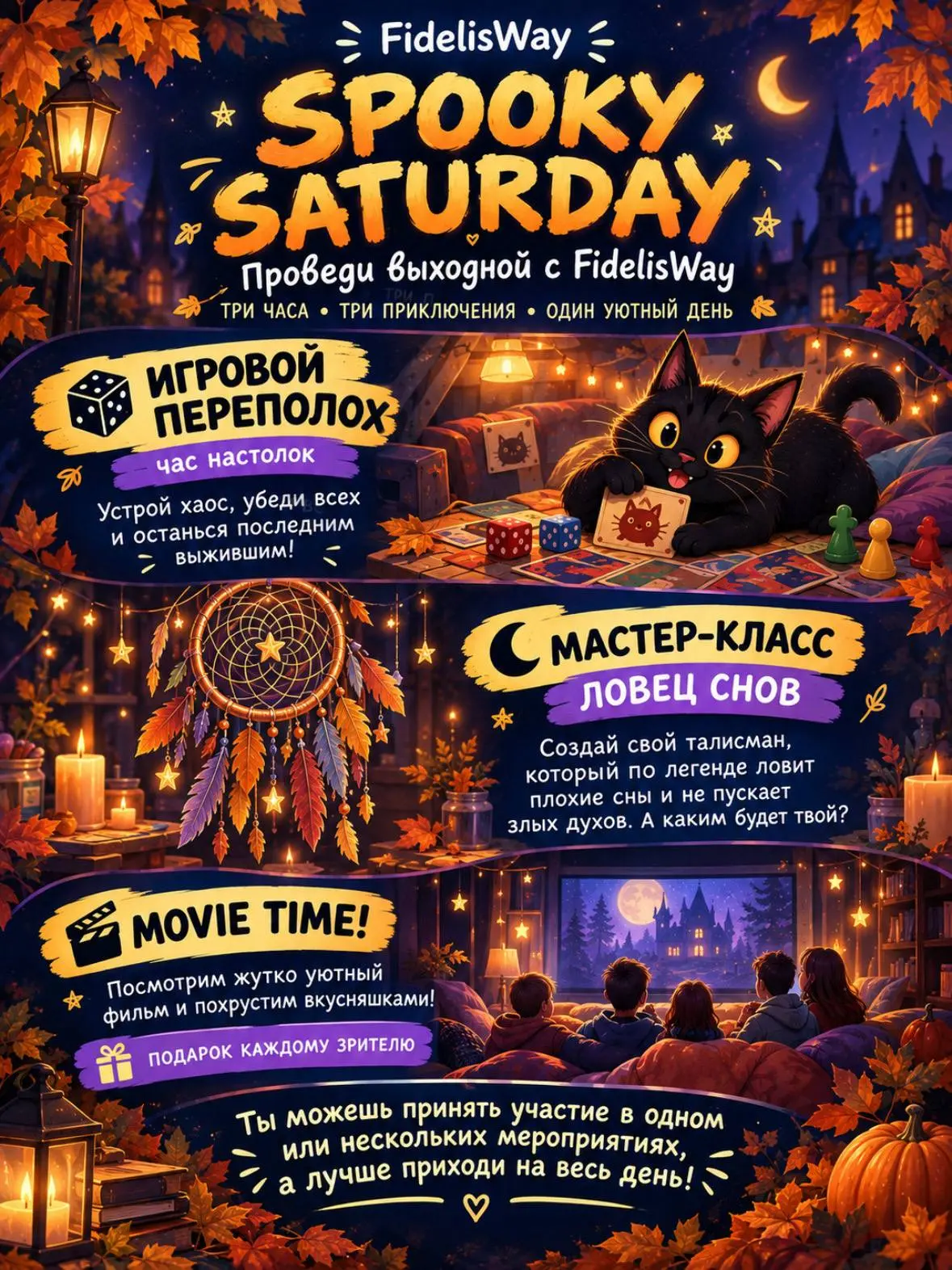 🎃 Spooky Day в FidelisWay: