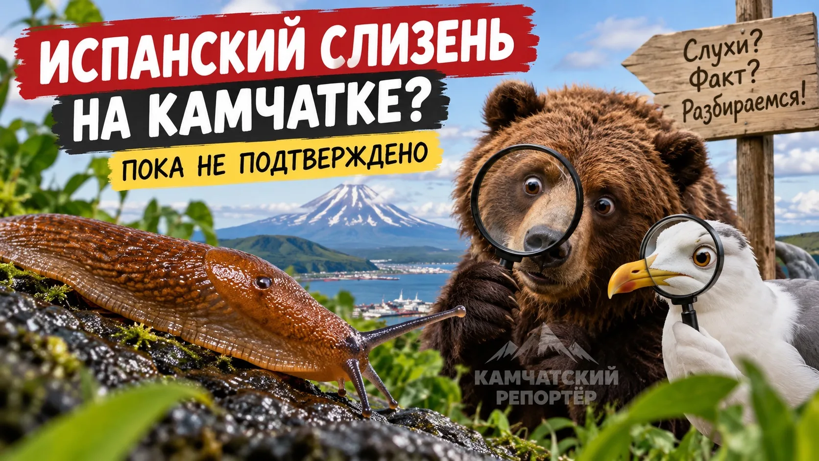 🐌 ИСПАНСКИЙ СЛИЗЕНЬ НА КАМЧАТКЕ? ПОКА НЕ ПОДТВЕРЖДЕНО