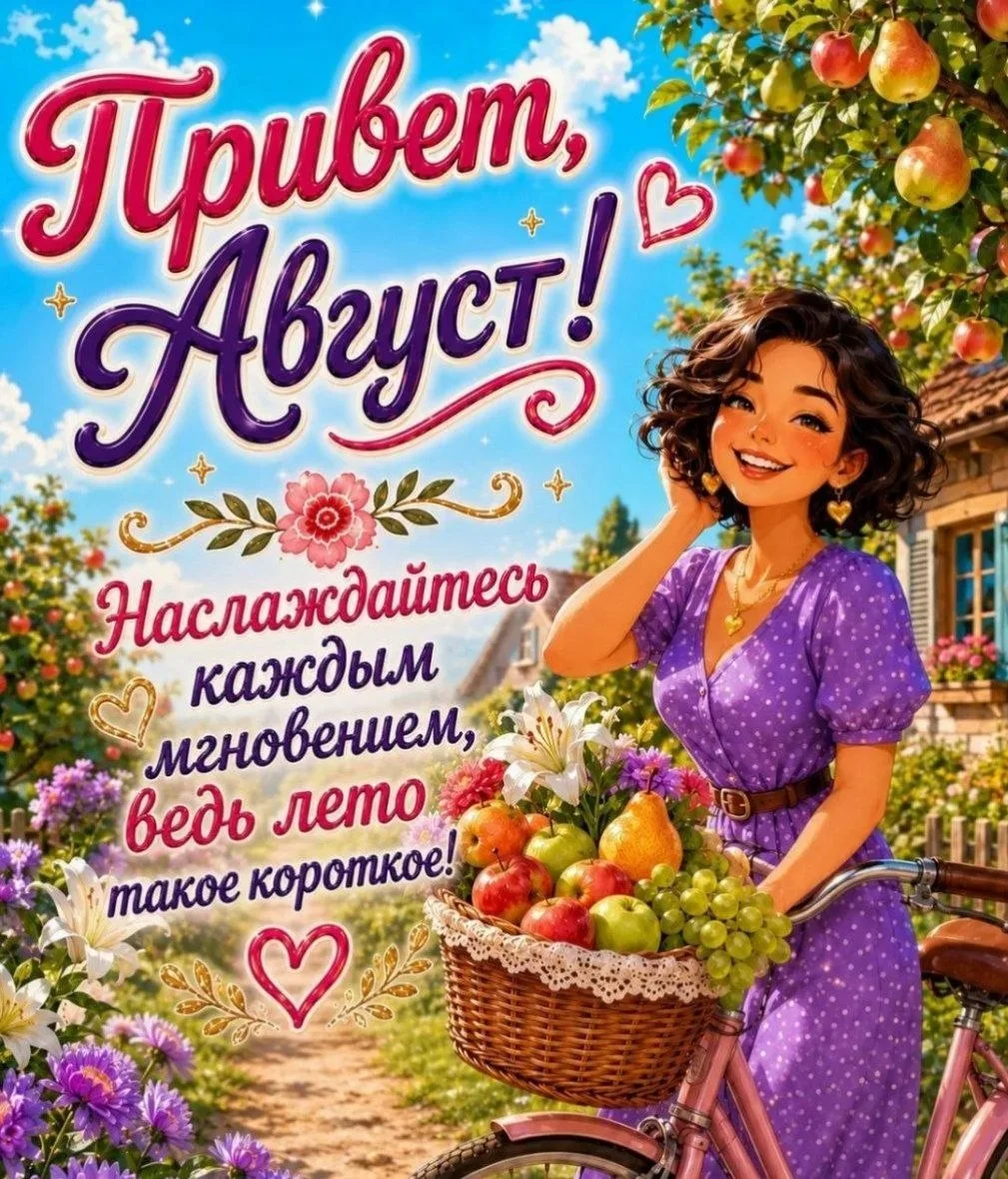 С началом августа, девочки 🌼

max.ru/channel_pro_zhenskoe
❤️ подпишись 👆⬆️