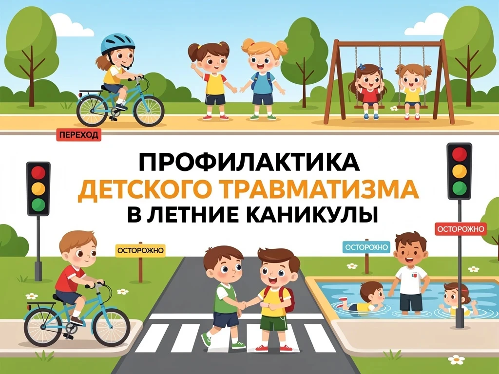 🚨☀️ Профилактика детского травматизма в летние каникулы ☀️🚨

Впереди летние каникулы — чудное врем