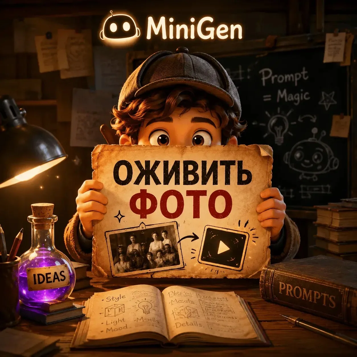 ⁉️ Как оживить фото в приложении

1️⃣ Откройте бот:
👉 MiniGen

2️⃣ Нажмите:
«📸 Оживить фото»

3️⃣ 