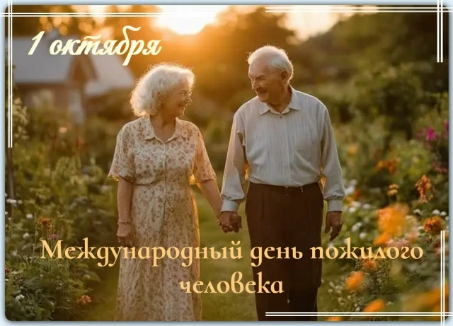 Сегодня, 1 октября, – День добра и уважения, Международный день пожилого человека!
