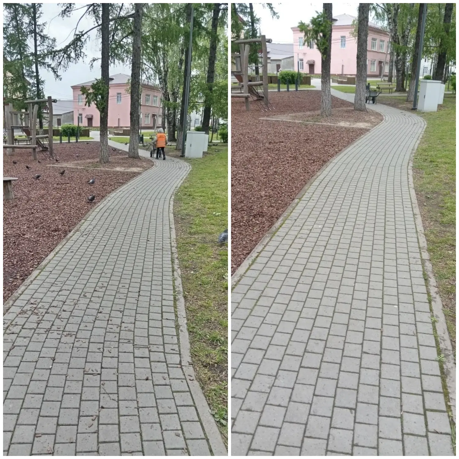 Уборка территории сквера