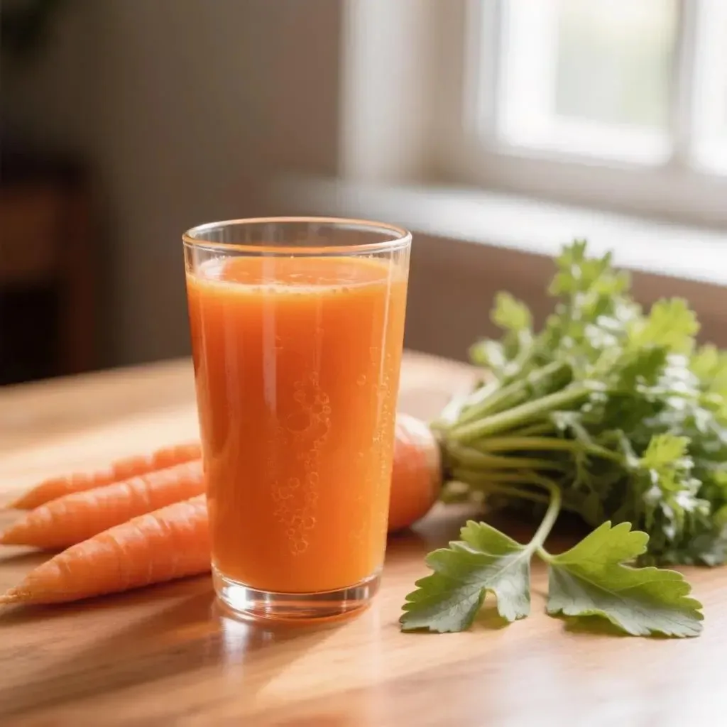 🥕Морковный сок обладает множеством полезных свойств благодаря богатому составу витамин...