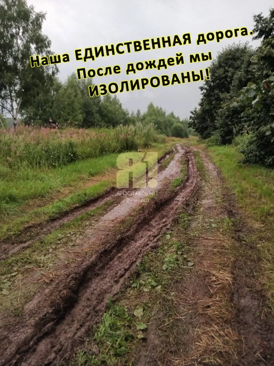 Село Ягренёво Переславль-Залесского округа оказалось в изоляции. 

Там больше нет ни одного действую