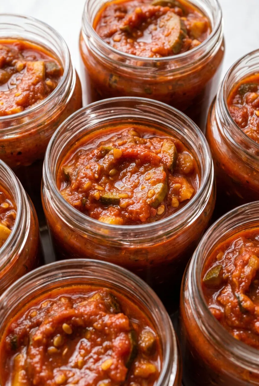 Кабачковый «Дон Жуан» получается густым, с насыщенным томатным вкусом и заметной острин...