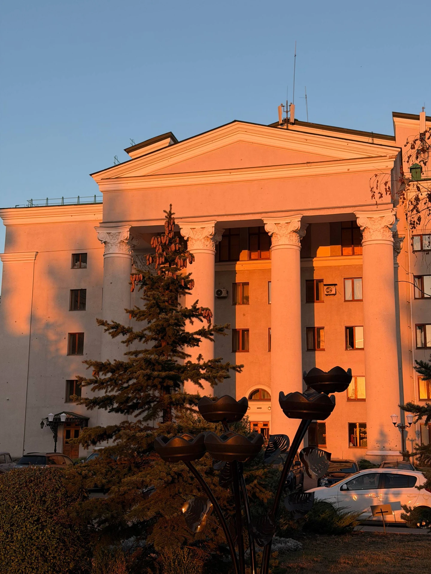 Закат в Донецке
