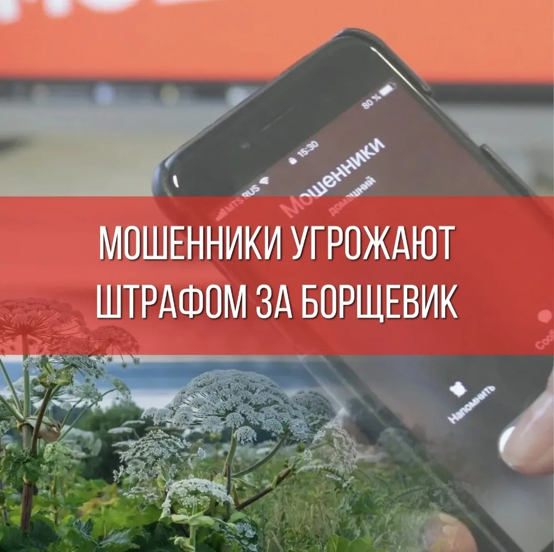 ❗ Мошенники рассылают сообщения от имени «Земельного надзора» или администрации.
