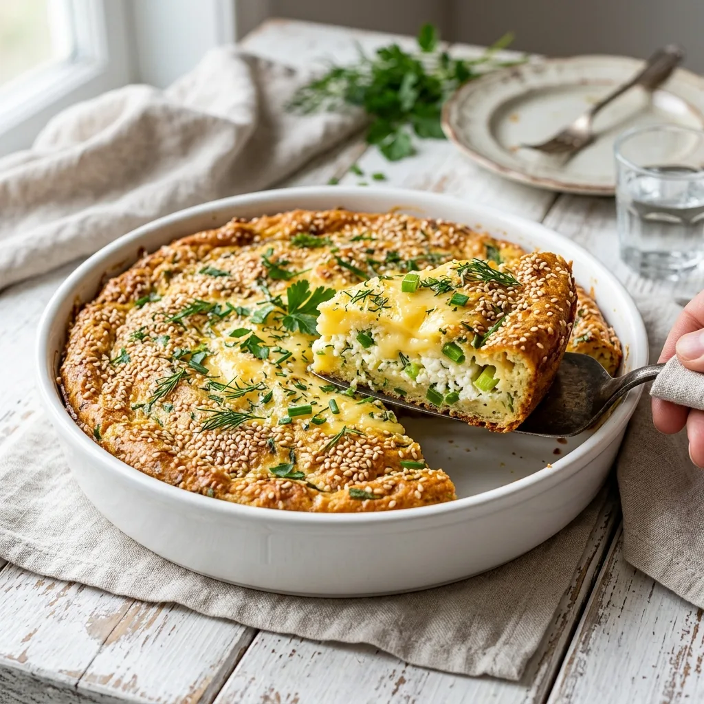 🥧🧀  Заливной пирог с творогом, сыром и зеленью

Невероятно нежный, сытный и ароматный

Ингредиенты