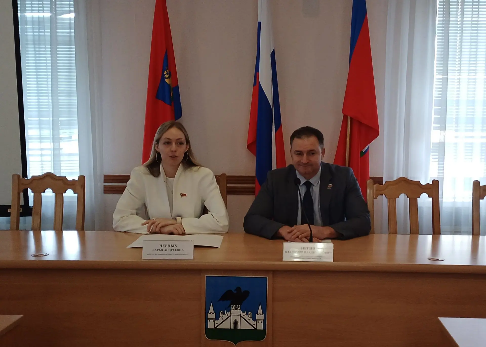 Необыкновенные гости в городском Совете