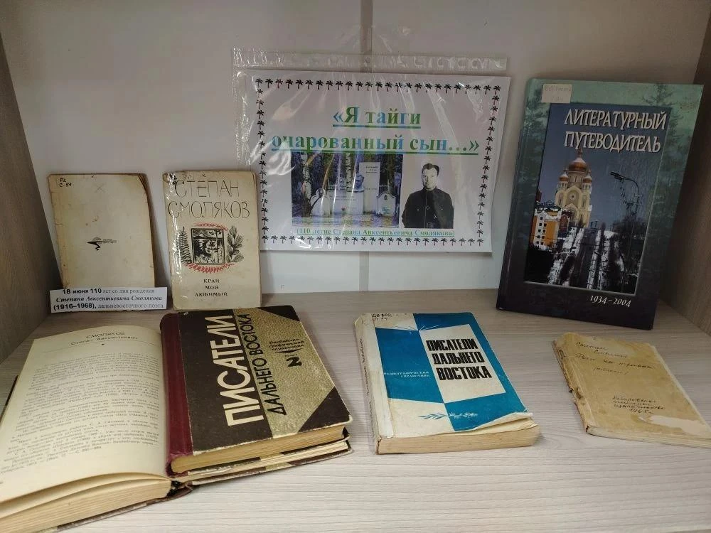 «Я ТАЙГИ ОЧАРОВАННЫЙ СЫН…»

13 июня 2026 года в библиотеке Центра Культуры и Досуга «Радуга» оформле