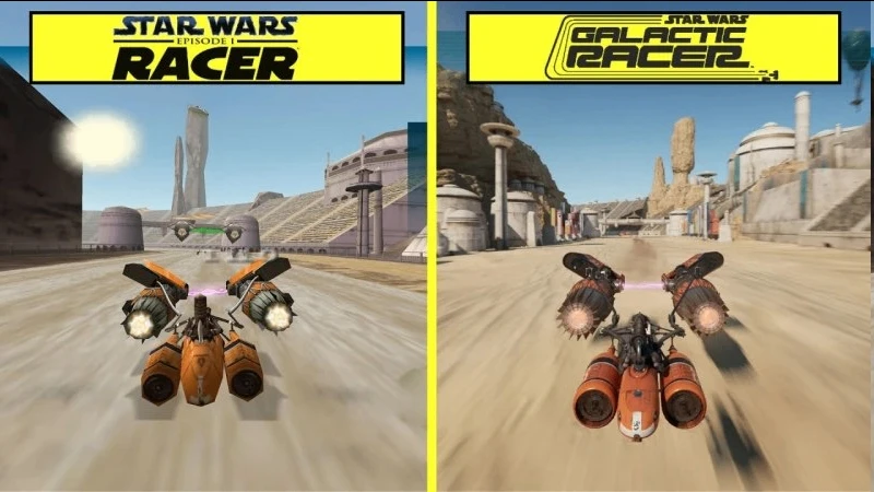 Star Wars Galactic Racer против оригинала - как изменился Татуин за годы?
