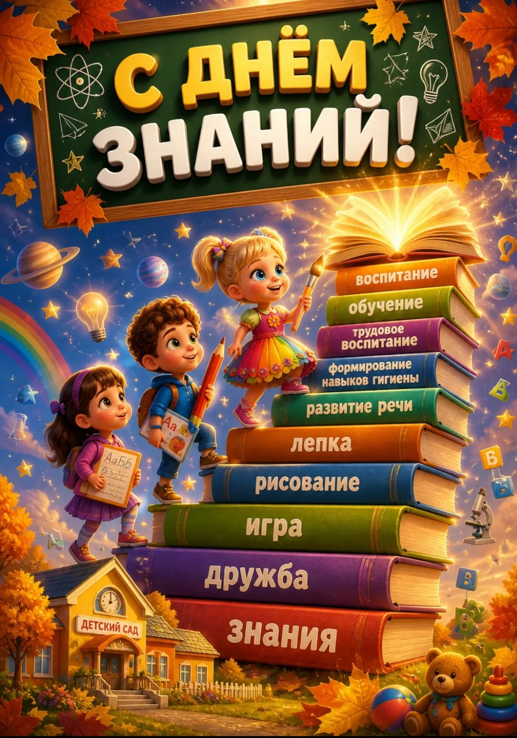 🌟 С Днём знаний! С 1 сентября! 🌟