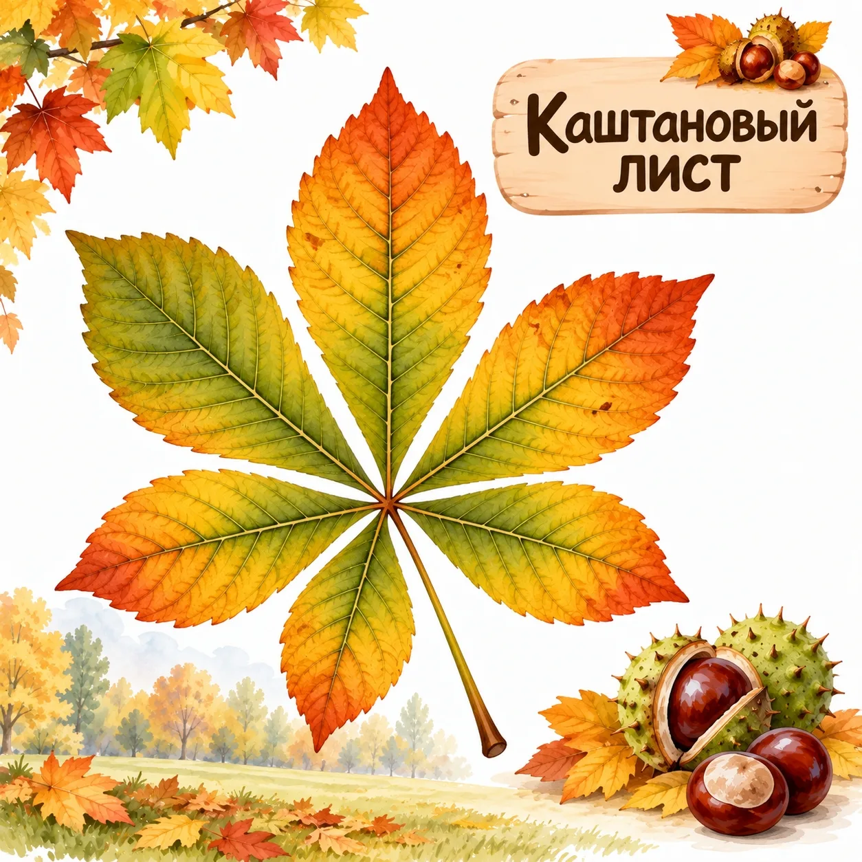 Осенние листья 🍁