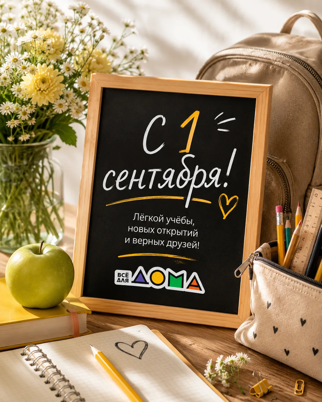 🎒 С 1 сентября!