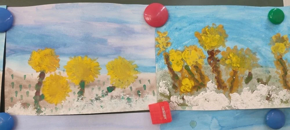🎉 Весенний десант добра и творчества в нашем лицее! 🎨  В эту пятницу в классах царила особенная атмо